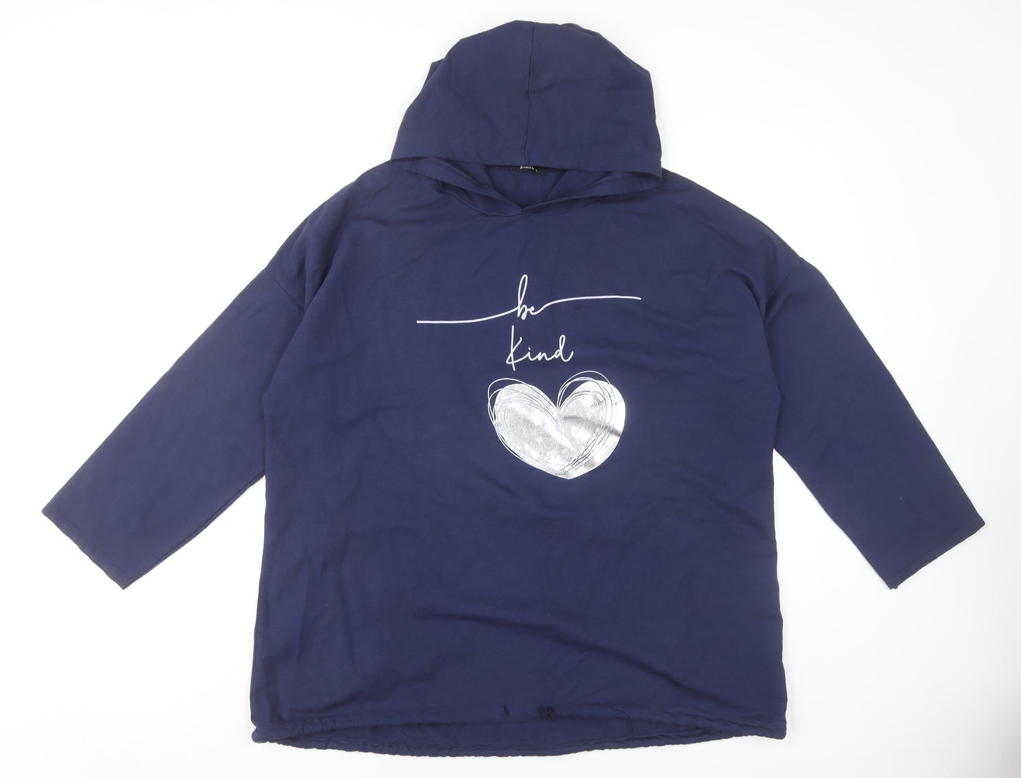 Roman Women's Blue Pullover Hoodie Size L