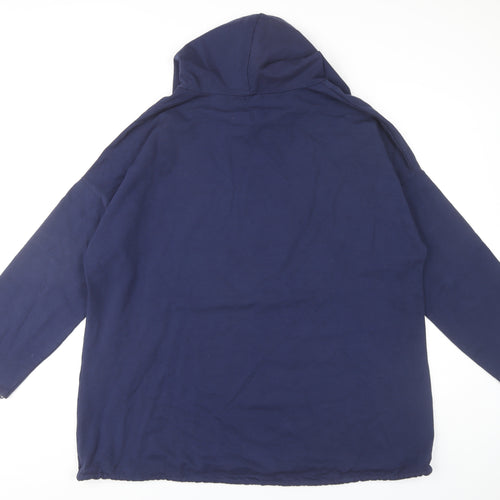 Roman Women's Blue Pullover Hoodie Size L