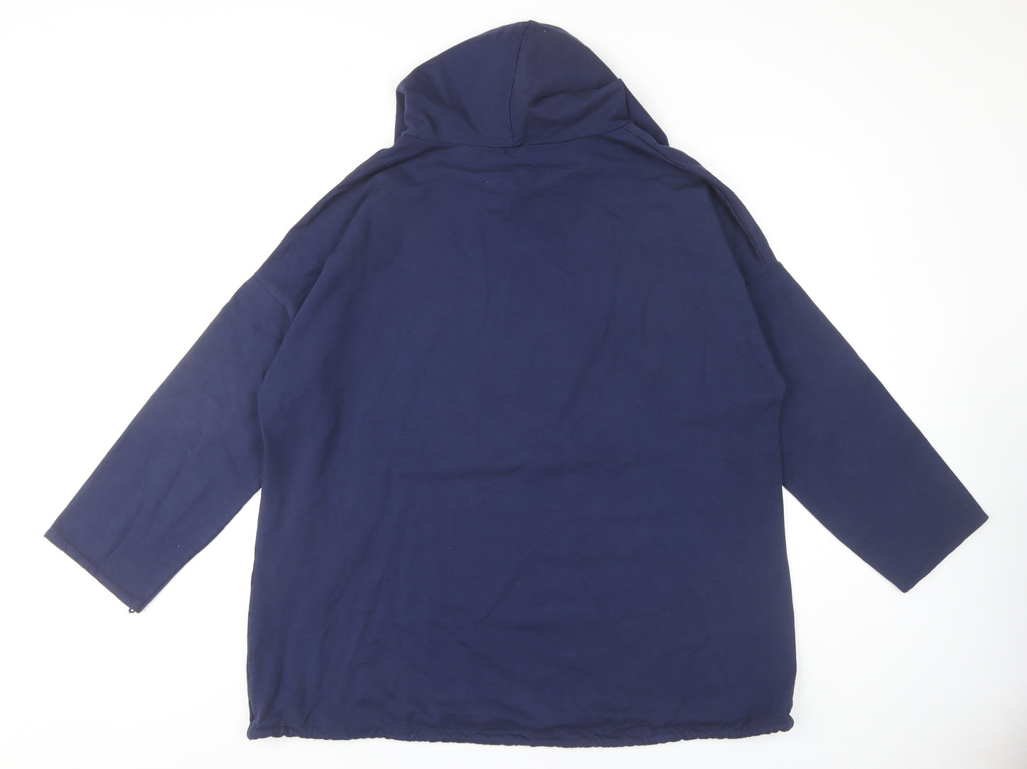 Roman Women's Blue Pullover Hoodie Size L