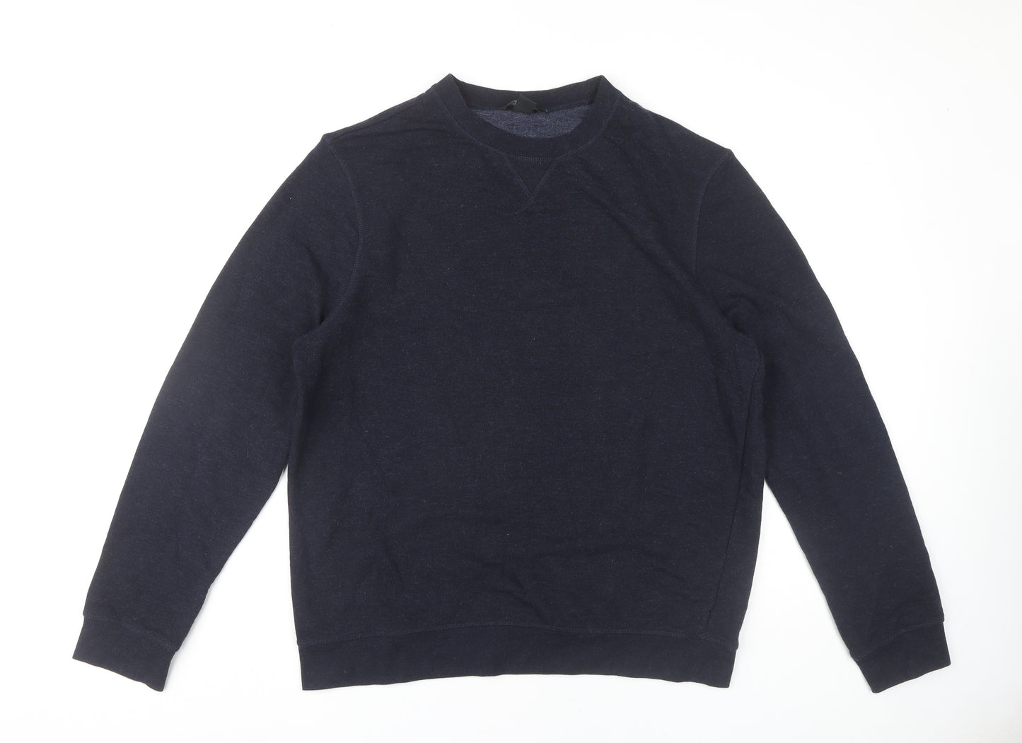 H&M Men's Blue Knit Pullover Sweatshirt, Size L