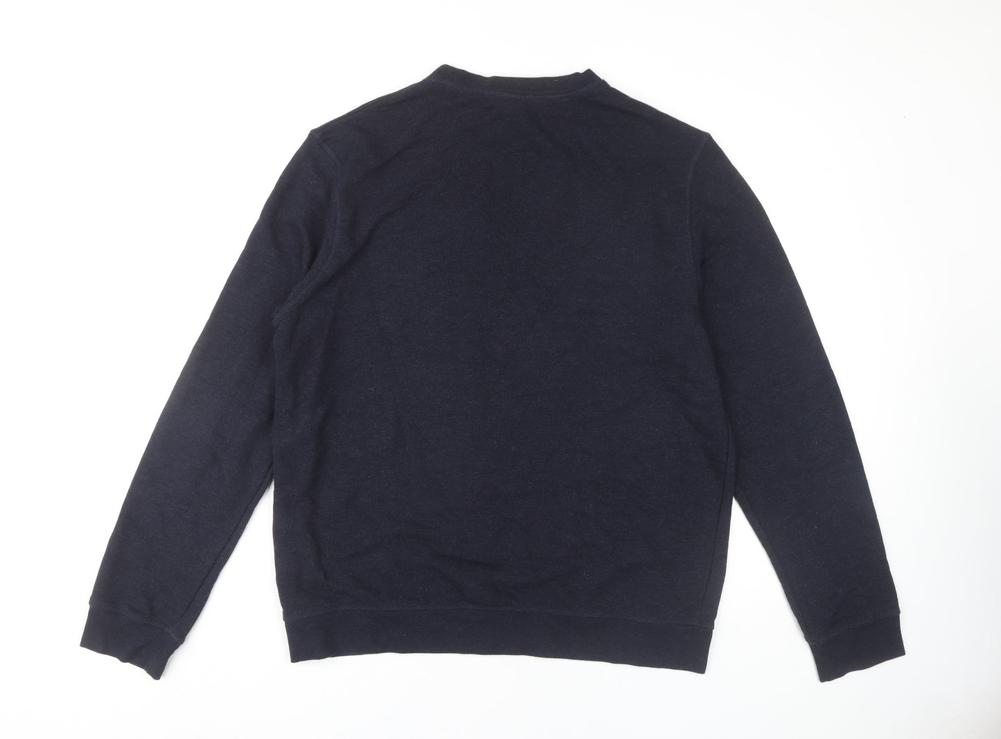 H&M Men's Blue Knit Pullover Sweatshirt, Size L