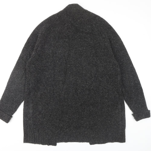 ASOS Women's Grey Open Front Cardigan, Size 10, Long Sleeve