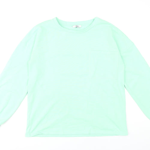 Next Green Women's Sweatshirt Size 14 - Casual Comfort