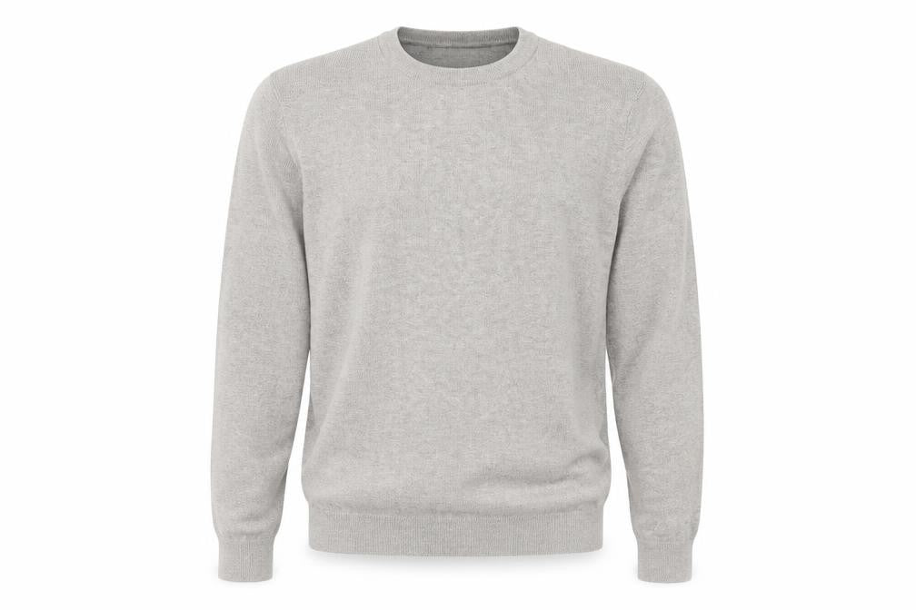 Front view of Burton Menswear Grey jumper - Men's Medium