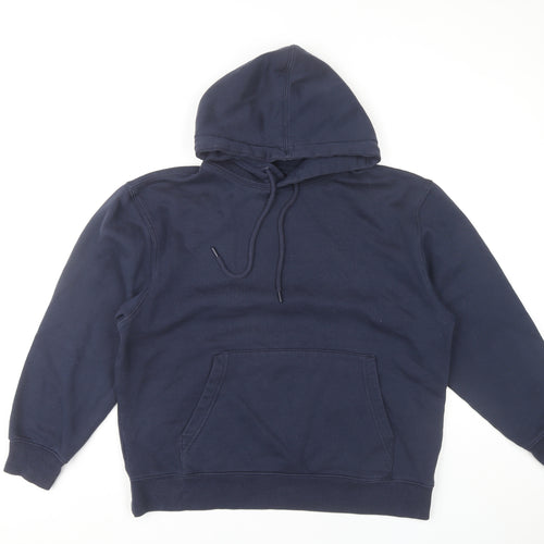 Topman Men's Blue Pullover Medium Hoodie