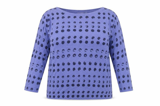 Front view of Next Women's Blue Polka Dot jumper, size 12