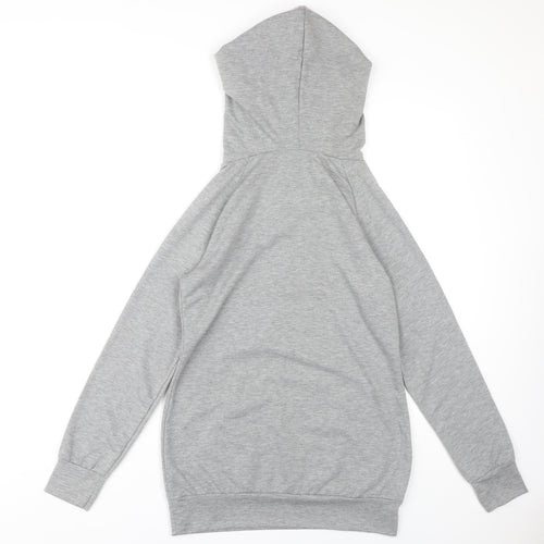 BIUBIU Women's Grey Hooded Pullover Hoodie - Size S