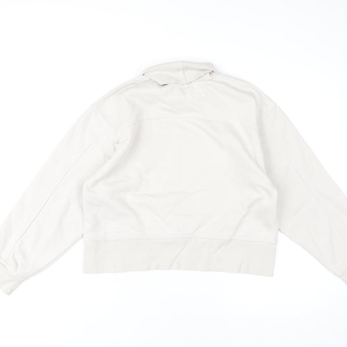 Zara Women's Beige Pullover Sweatshirt, Size S