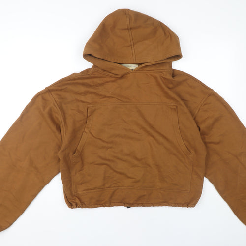 Carey Collective Brown Hoodie Women L Pullover Style