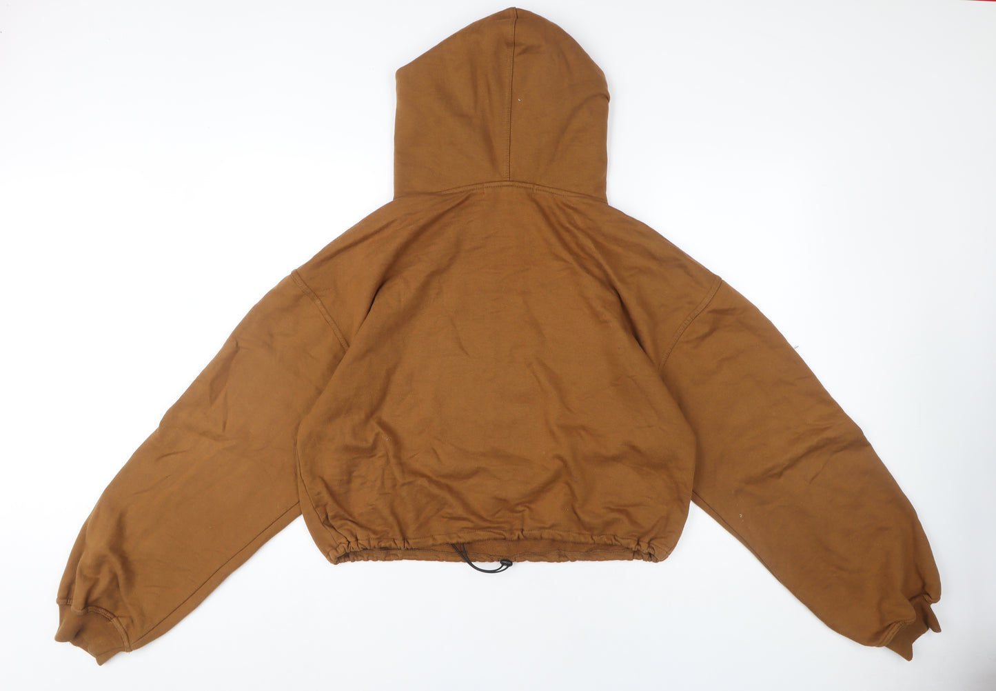 Carey Collective Brown Hoodie Women L Pullover Style