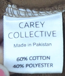 Carey Collective Brown Hoodie Women L Pullover Style