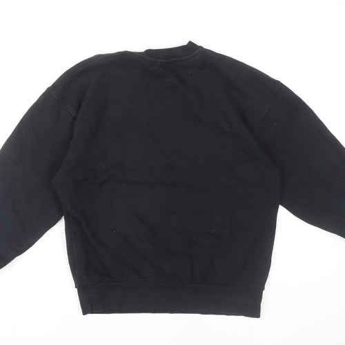 Topman Men's Black Berlin Graphic Sweatshirt XS