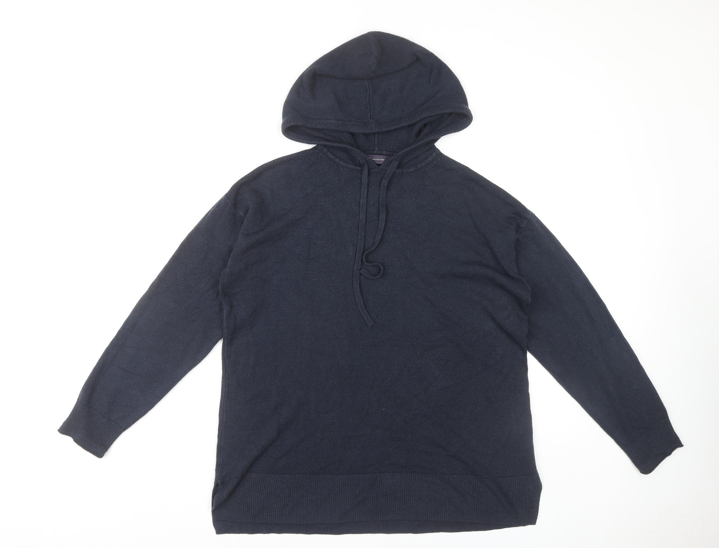 Marks and Spencer Women's Navy Pullover Hoodie, M, Acrylic
