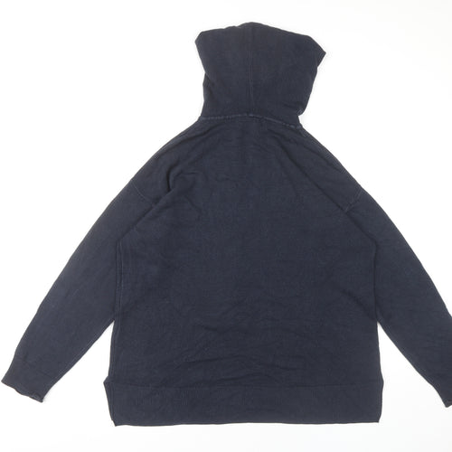 Marks and Spencer Women's Navy Pullover Hoodie, M, Acrylic