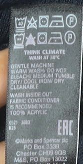 Marks and Spencer Women's Navy Pullover Hoodie, M, Acrylic