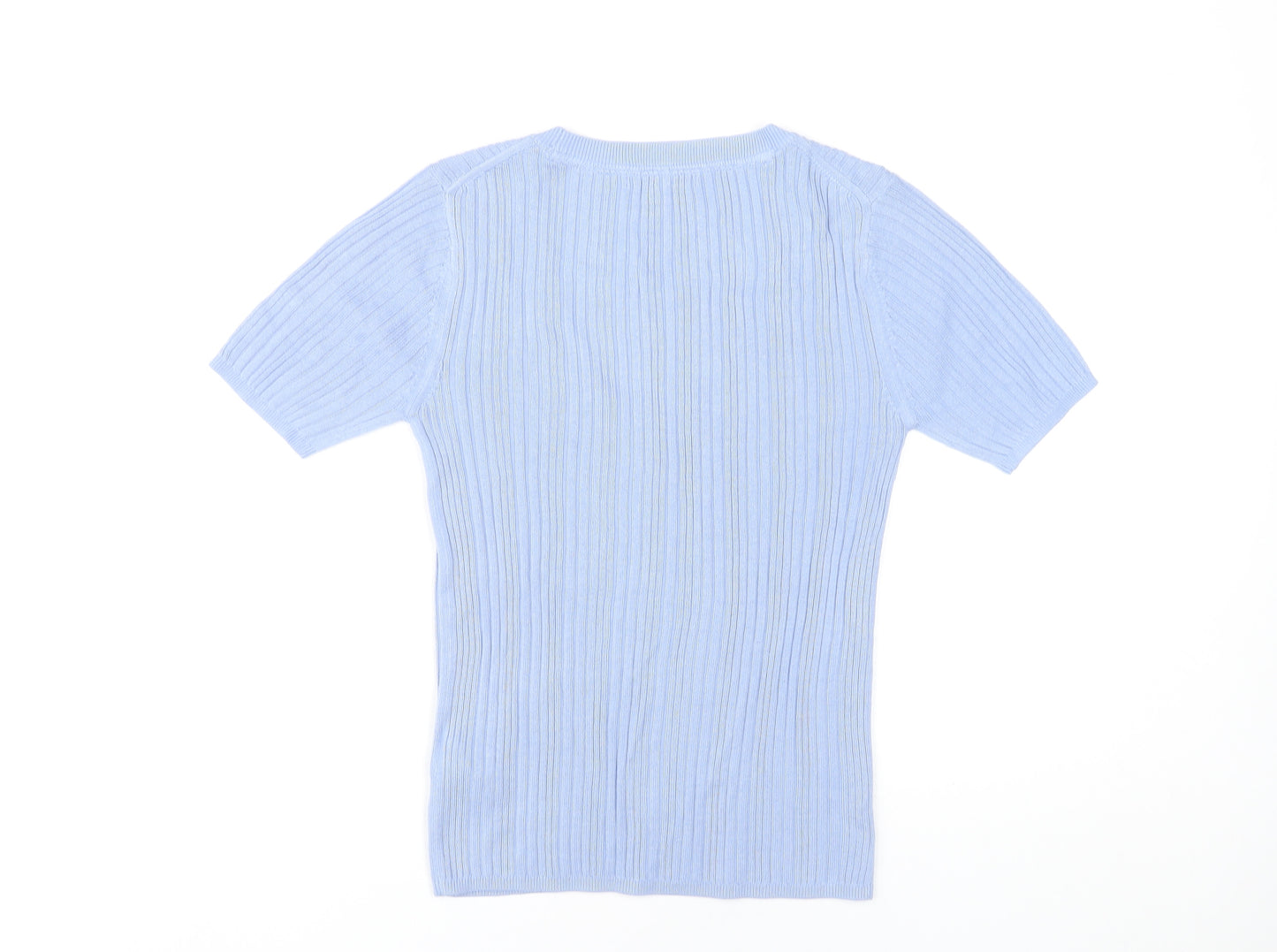 Marks and Spencer Women's Blue Slim Fit T-Shirt