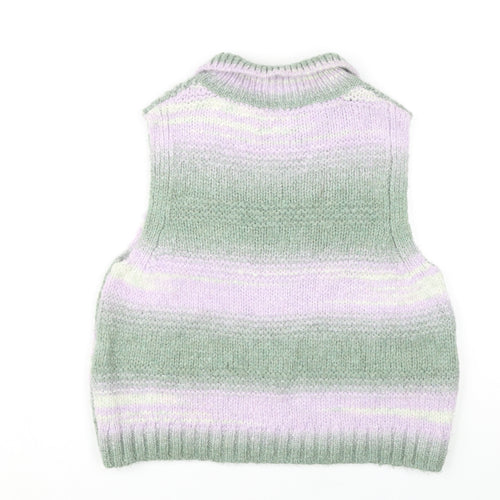 Zara Girls Multicoloured Knit Vest, Size 13-14