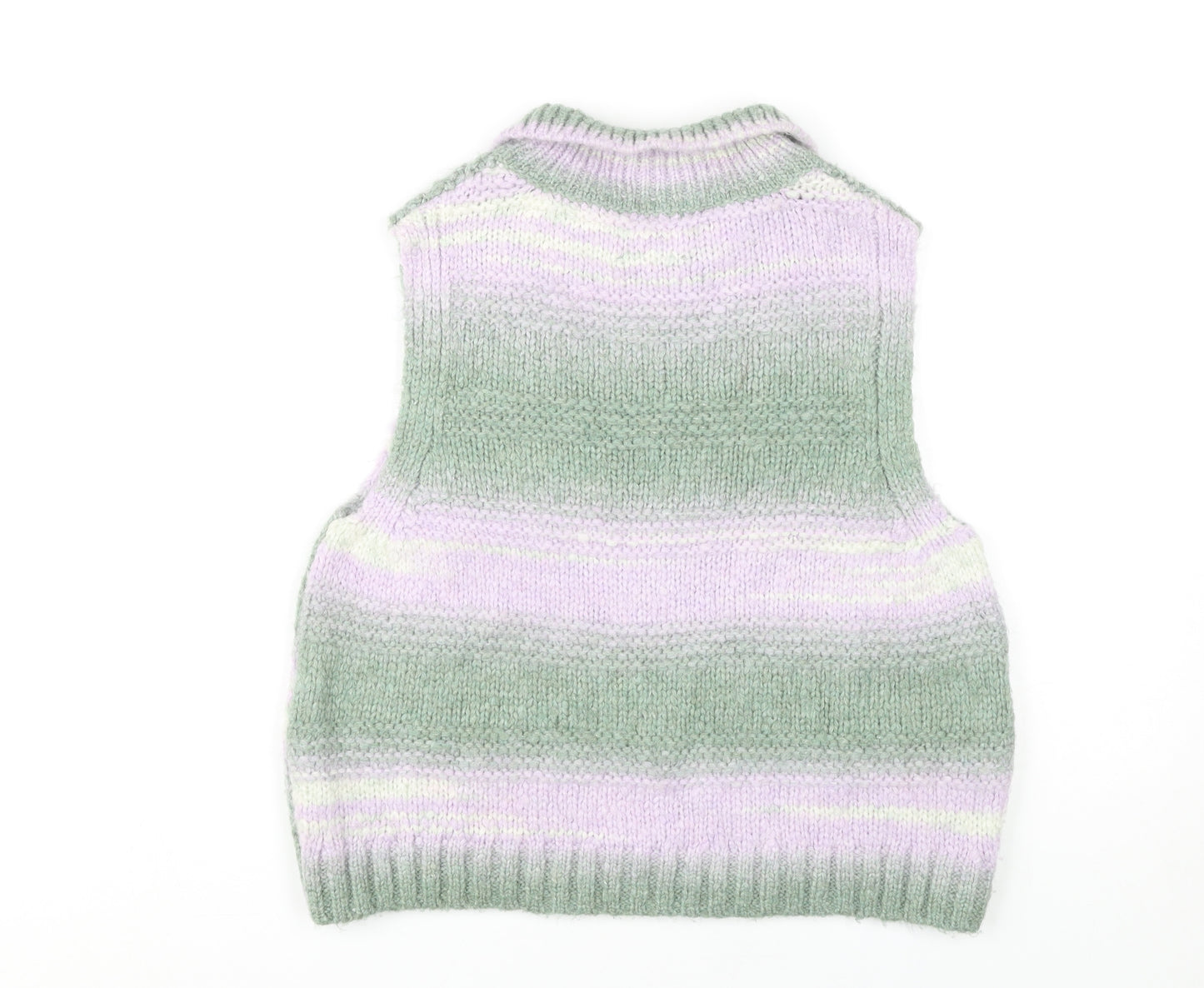 Zara Girls Multicoloured Knit Vest, Size 13-14