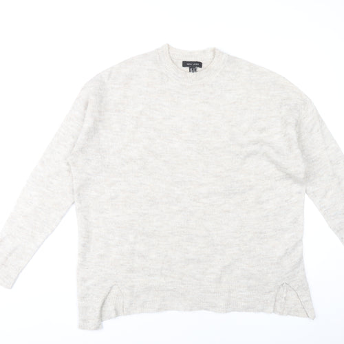 New Look Women's Ivory Pullover Jumper S