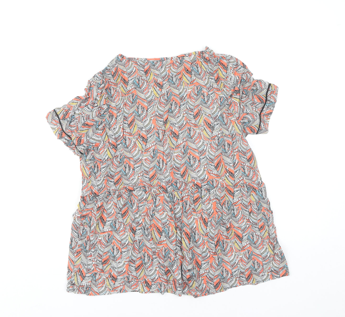 Marks and Spencer Women's Geometric Multicoloured Top, Size 10