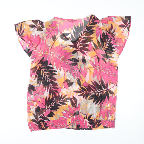 Debenhams Women's Multicoloured Floral Tunic Blouse, Size 18