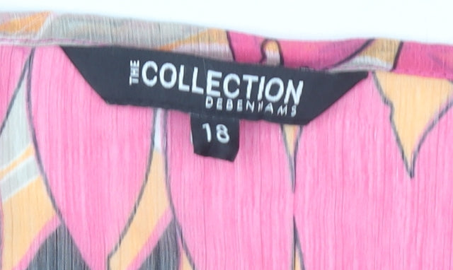 Debenhams Women's Multicoloured Floral Tunic Blouse, Size 18