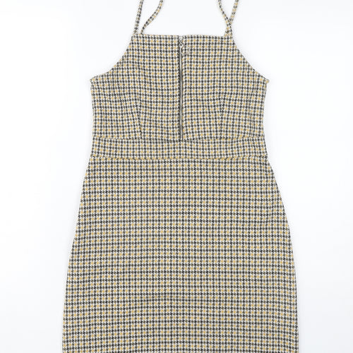 New Look Women's Multicoloured Strappy Sheath Dress, Size 8