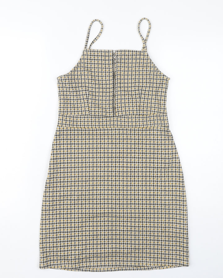 New Look Women's Multicoloured Strappy Sheath Dress, Size 8