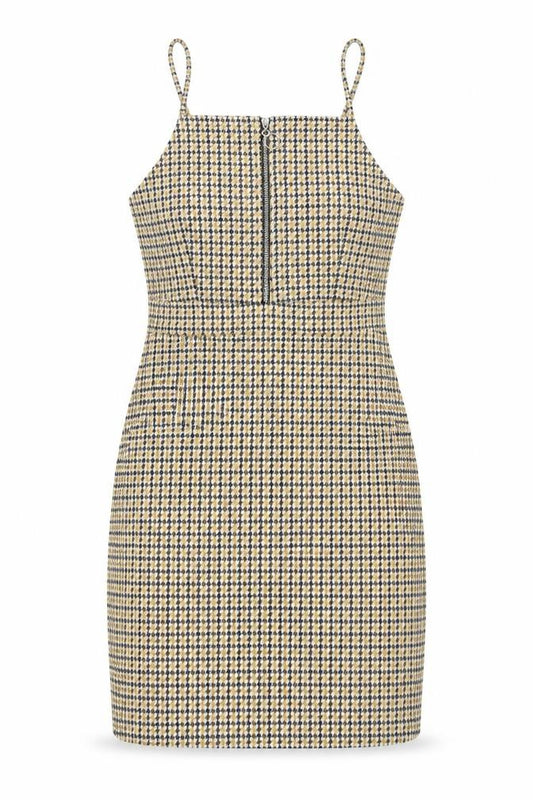Front view of New Look Women's Multicoloured Strappy Sheath Dress, size 8