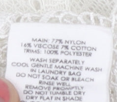 Decjuba Women's Ivory Lace Blouse - Size 8