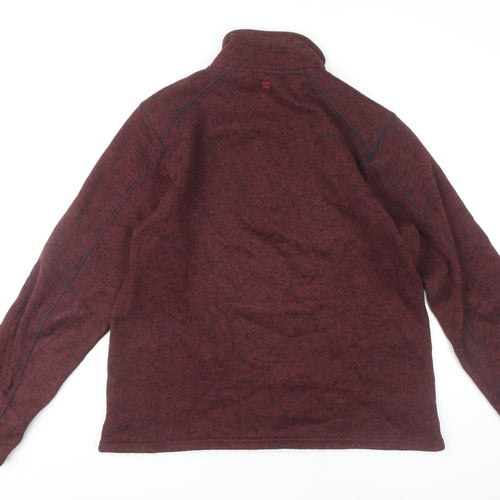 Mountain Warehouse Men's Red 1/2 Zip Sweatshirt M