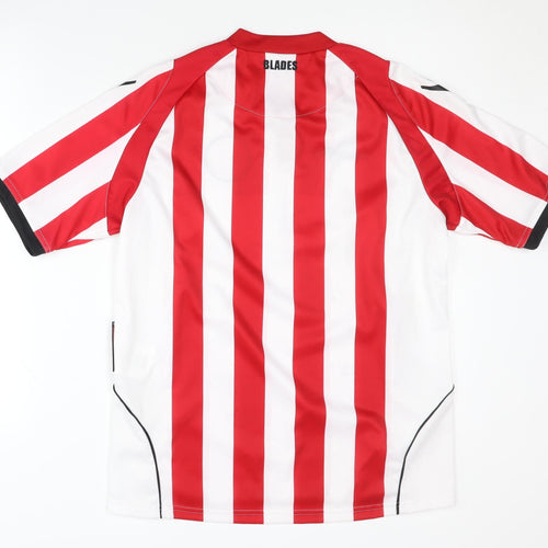 Macron Sheffield United Home Shirt XL Red Signed Adult Football Jersey