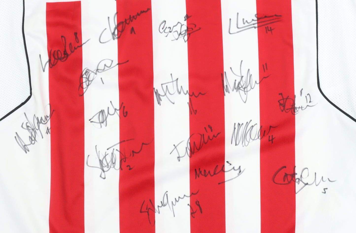 Macron Sheffield United Home Shirt XL Red Signed Adult Football Jersey