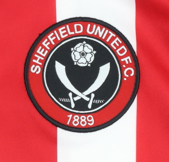 Macron Sheffield United Home Shirt XL Red Signed Adult Football Jersey