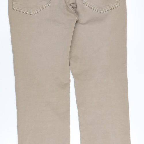 F&F Beige Jeans for Unisex Adults, Size 34
