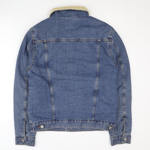 Primark Men's Blue Denim Jacket M Casual Winter