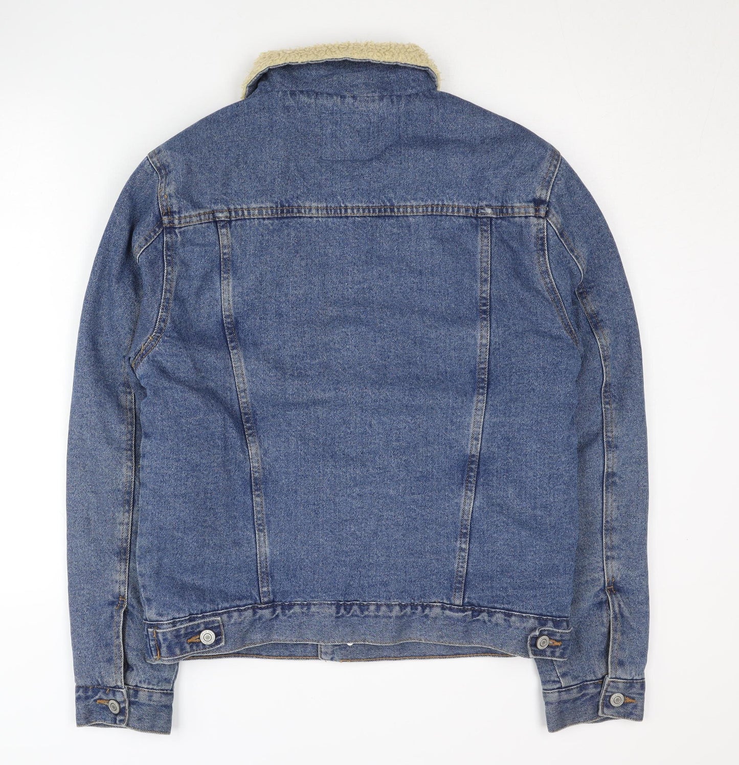 Primark Men's Blue Denim Jacket M Casual Winter