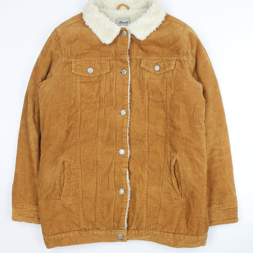 Denim Co. Women's Brown Corduroy Jacket Size 10
