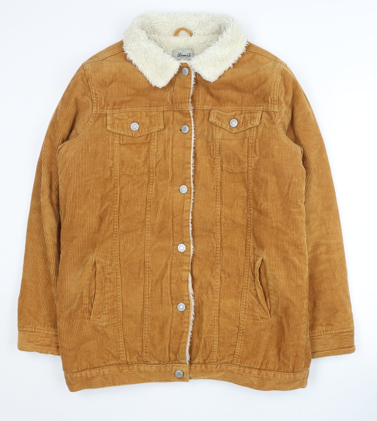 Denim Co. Women's Brown Corduroy Jacket Size 10