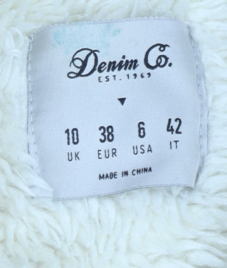 Denim Co. Women's Brown Corduroy Jacket Size 10