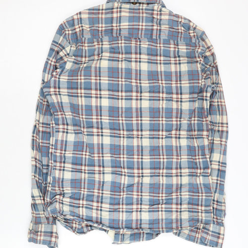 Twisted Soul Men's Multicoloured Plaid Shirt M