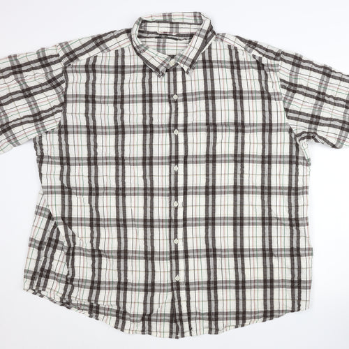 Cotton Traders Men's 4XL Multicoloured Plaid Shirt
