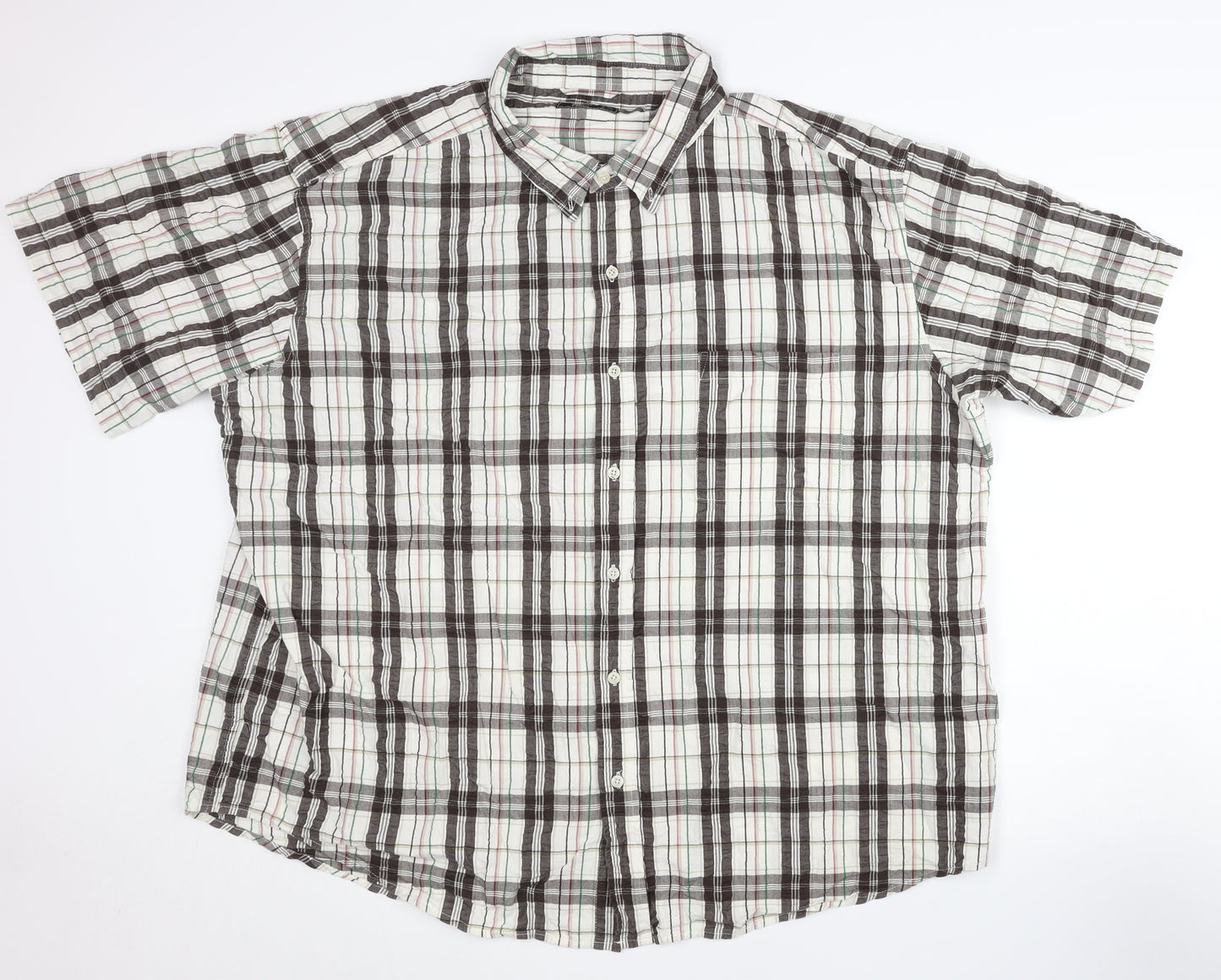 Cotton Traders Men's 4XL Multicoloured Plaid Shirt