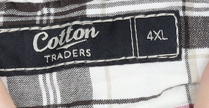 Cotton Traders Men's 4XL Multicoloured Plaid Shirt
