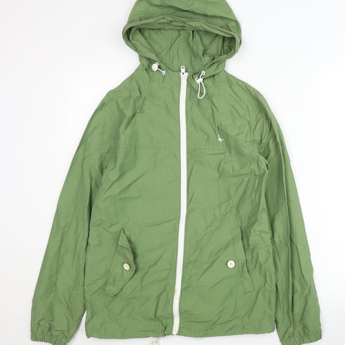 Jack Wills Women’s Green Windbreaker Jacket Size 8