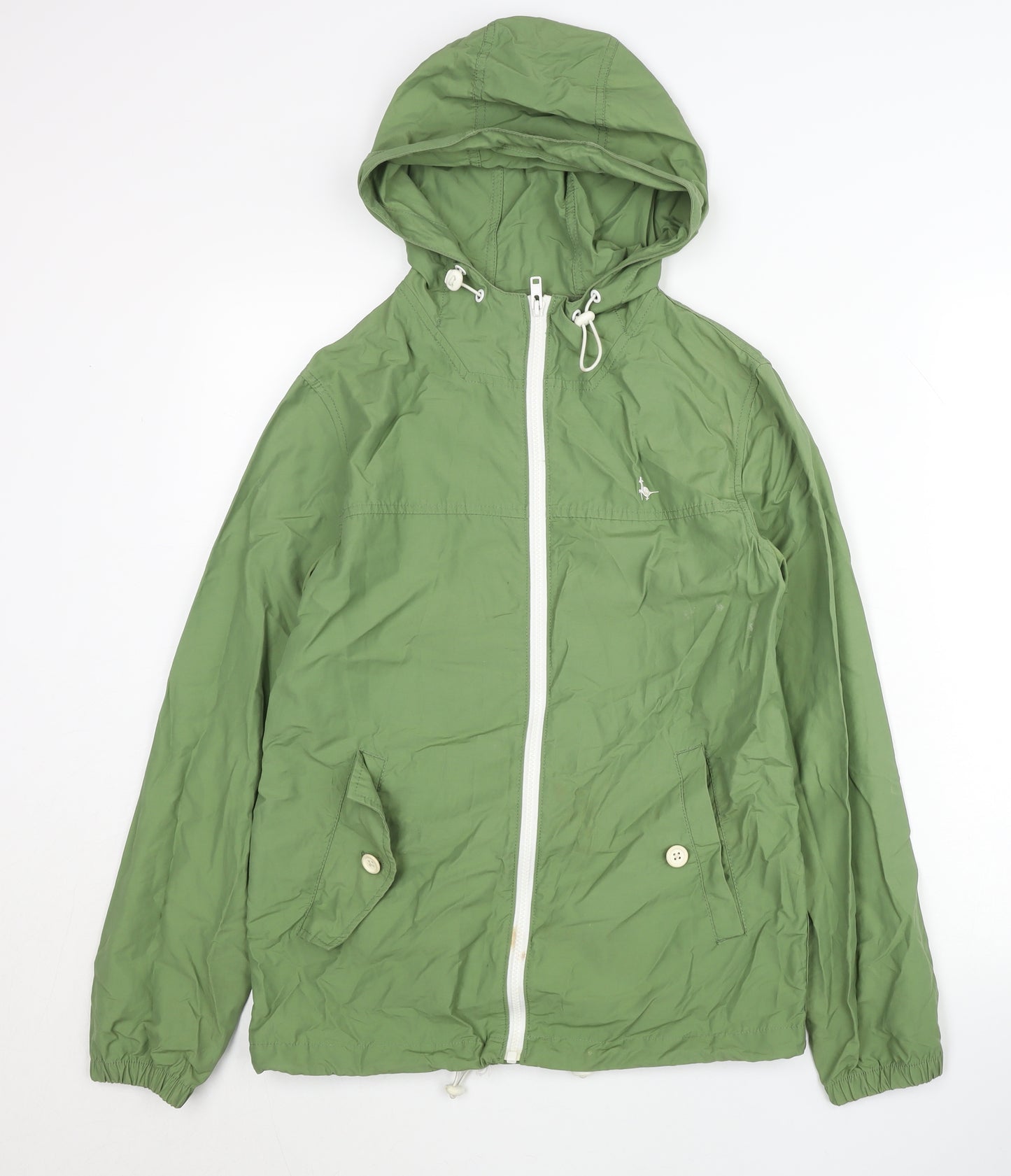 Jack Wills Women’s Green Windbreaker Jacket Size 8