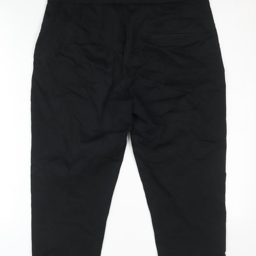 Marks & Spencer Women's Black Cropped Trousers Size 12