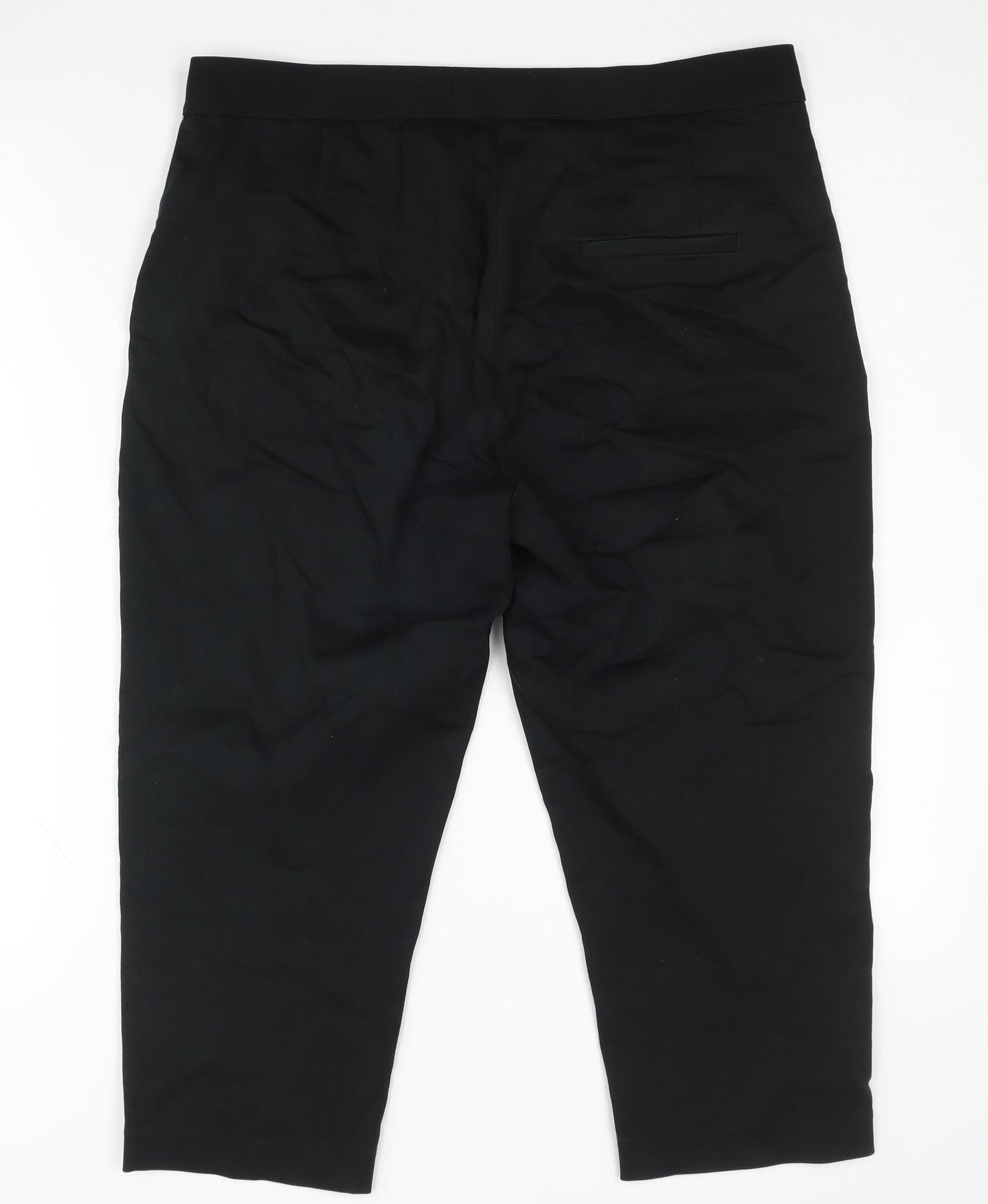 Marks & Spencer Women's Black Cropped Trousers Size 12
