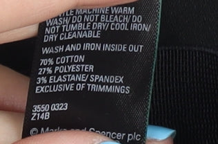 Marks & Spencer Women's Black Cropped Trousers Size 12