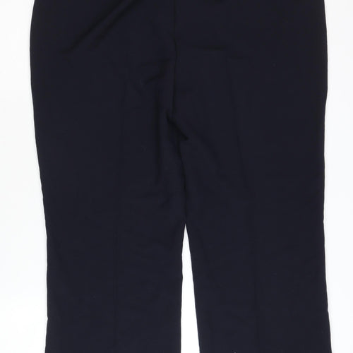 Maine Women's Black Straight Trousers, Size 16, Workwear